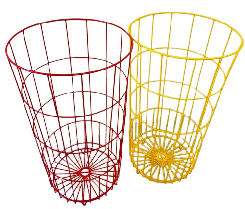 Metal Broom Stand - Color: Silver