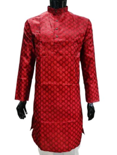 Silk Jacquard Work Kurta