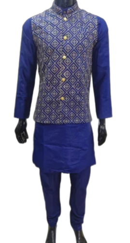 Silk Men'S Koti Set
