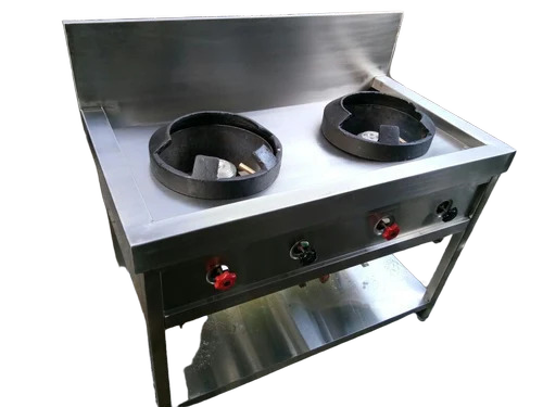 Two Burner Chinese Gas Range