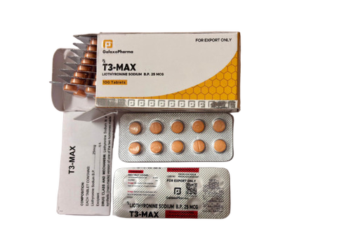 25Mcg T3 Max Liothyronine Sodium Tablets - Life Span: 2029