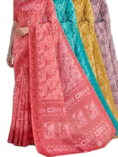 Designer Ladies Printed Sarees - Fabric Type: Art Silk