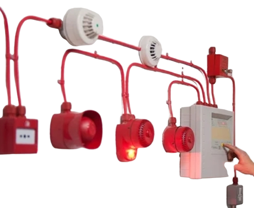 Addressable Fire Alarm Panel - Color: Red