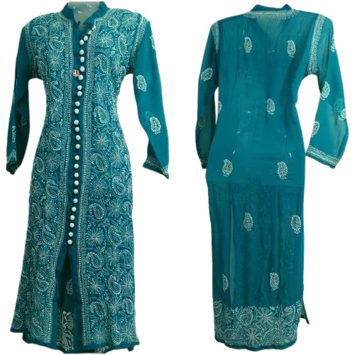 Ladies Designer Georgette Kurti - Design: Standard
