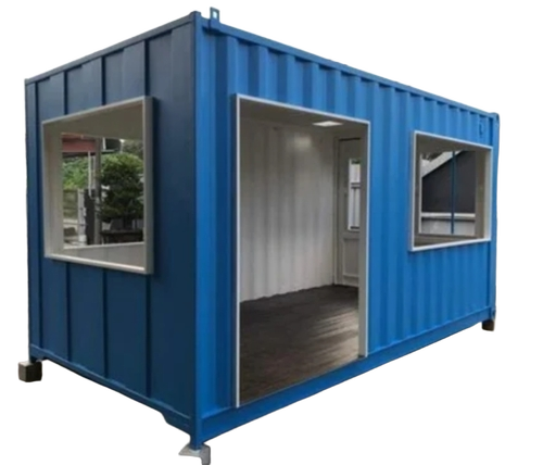 Site Office Container - Color: Blue