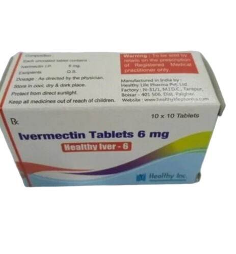 6 Mg Iverrmectin Tablets Usp - Brand Name: Ivermectin