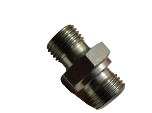 1/2 Inch Hydraulic Hex Nipple - Color: Silver