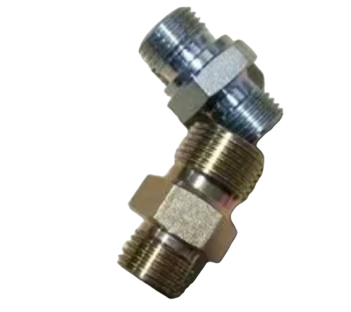 Ms Jcb Hydraulic Adaptor - Color: Silver