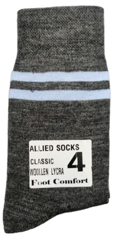 Wool Lycra Allied Socks - Design: .