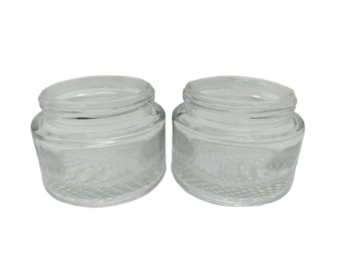 50 Gm Glass Cream Jar With Cap