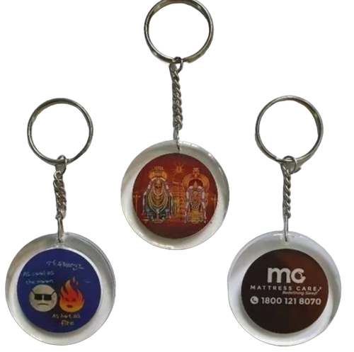 Acrylic Key Chain - Color: Multicolor
