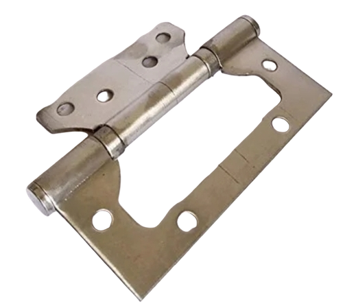 4 Inch Stainless Steel Butterfly Door Hinge - Color: Silver
