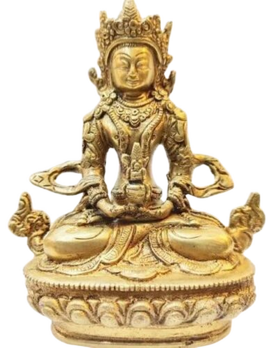 Annapurani Brass Religious Statue - Color: Golden