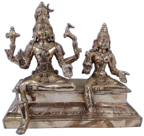 Lord Shiva Statue - Color: Golden