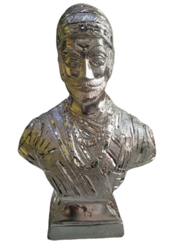 Silver Shivaji Statue - Features: Eco Friendly
