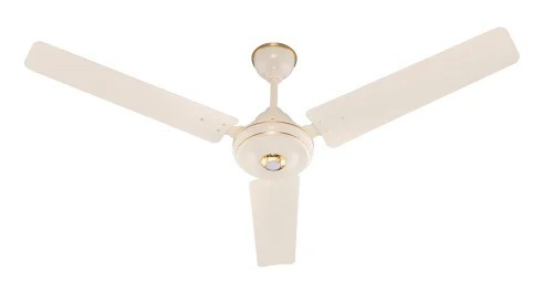 Smart Electric Ivory Ceiling Fan - Color: White