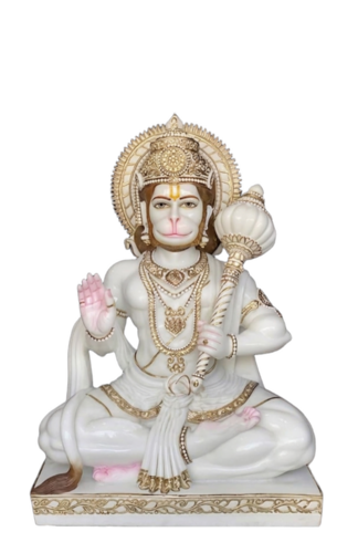 Marble Lord Hanuman Moorti