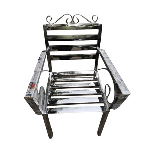 Silver Steel Chair