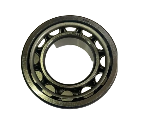 Silver Nu 208 Chrome Steel Roller Bearing - Bore Size: 12 Mm