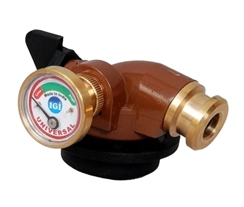 Brown Universal Gas Safety Device - Material: Metal