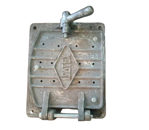 Cast Iron Boiler Fire Door - Color: Brown