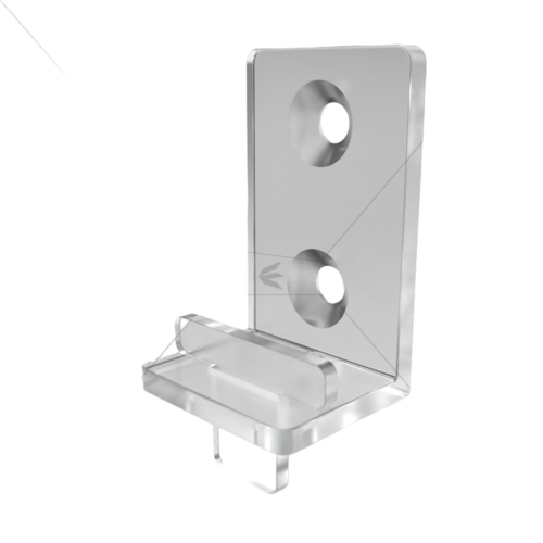 ETALAGE Klic Clak-T 9MM Clear Plastic Clamp