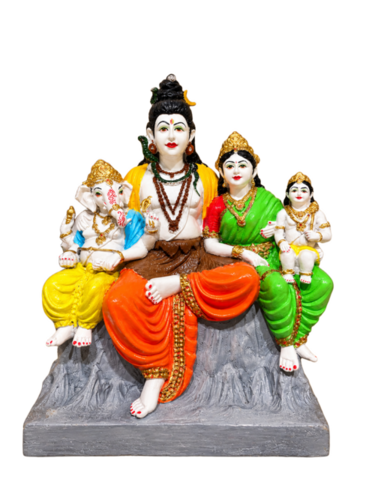 God Shiva Family Statue