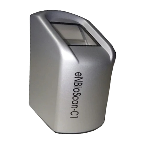 Scratchproof Enbioscan - C1 - Stqc Certified Single Fingerprint Scanner - Color: Gray