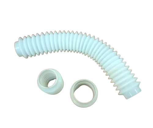 Flexible Rubber Bellows - Color: White