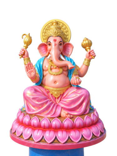 Ganesh Ji Statue - Features: Live Natural Colour
