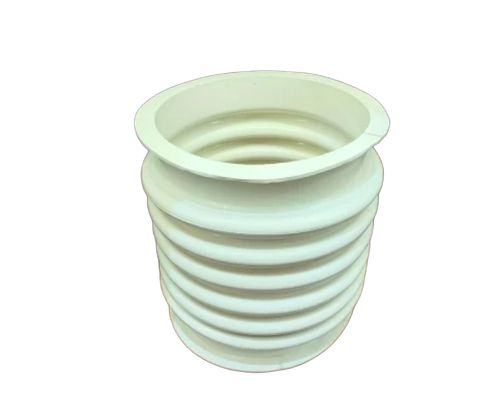 Neoprene Rubber Bellows - Color: White