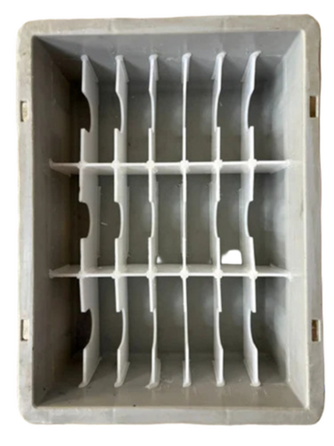 400mm Grey Fabricated Crate - Color: Blue