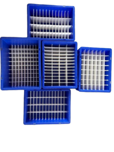 400X300Mm Series Blue Fabricated Crate - Material: Plastic