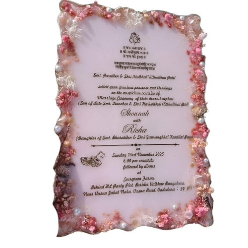 Designer Wedding Card