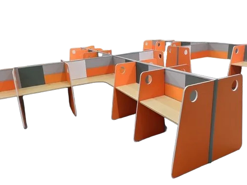 Orange Plywood Office Work Station