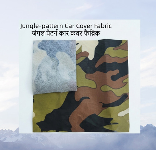 PEVA Coated Car Cover Fabric Waterproof Camouflage Multi Layer Composite Cloth Roll Sewing Vehicle Shelter Protection