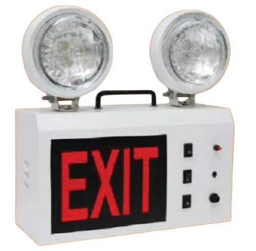 White Emergency Exit Lights
