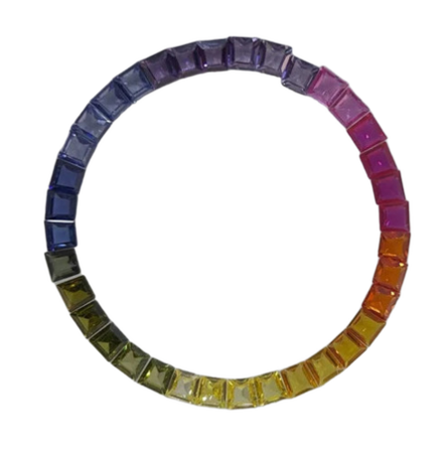 Synthetic Multi Sapphire Cut Stone