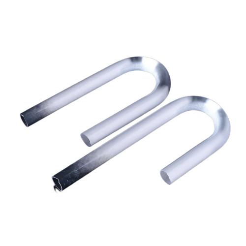 U Shaped Milky Quartz Tube