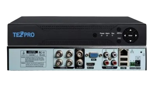 4 Channel Dvr Surveillance System - Color: Black