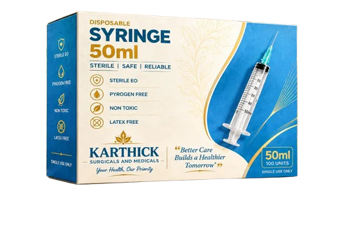 50Ml Disposable Syringe - Attributes: Durable