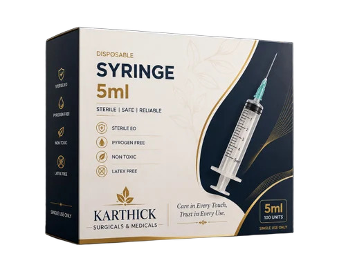 5Ml Disposable Syringe - Attributes: Durable