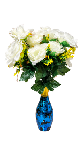 7-Stick Floral Bunch with 6-Inch Surahi Pot