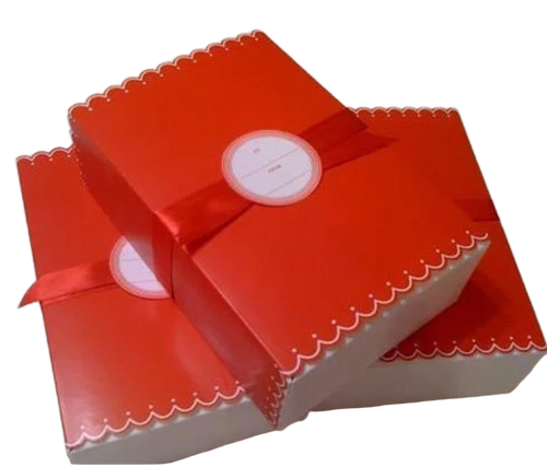 Cookies Packaging Boxes - Color: Red