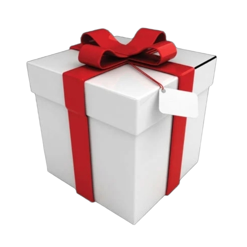 Gift Packaging Box - Color: White