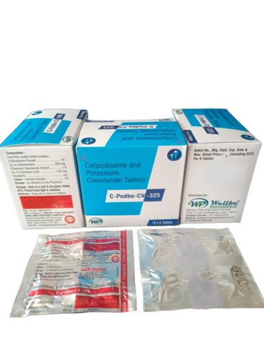 C-PODBE-CV-325 Cefpodoxime 200 mg Clavulanic Acid 125 mg Tablets