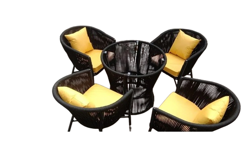Outdoor Rope Table Chair Set - Application: Hotel Lobby