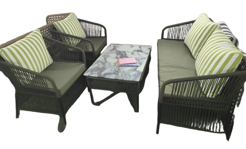 Patio Furniture Rope Sofa Sofa Set - Application: Hotel Lobby