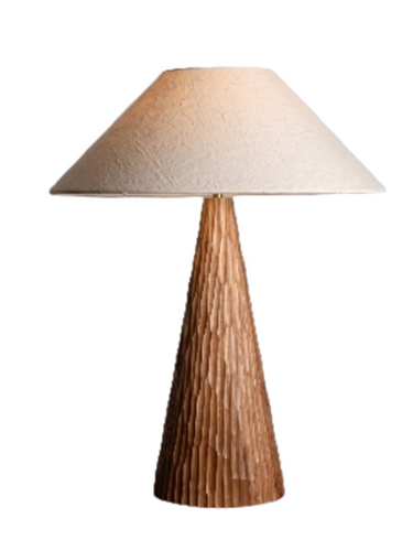 Wooden Table Lamp - Color: Natural