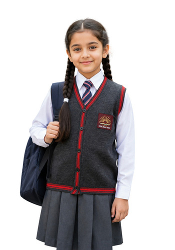 Kv Girl'S Fullsleeve Cardigan - Color: Grey